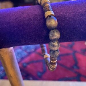 2 for $10 nice wood like beaded bracelet